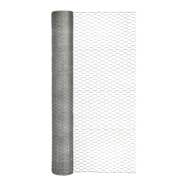 Garden Craft 48 in. H X 150 ft. L Galvanized Steel Poultry Netting 1 in.