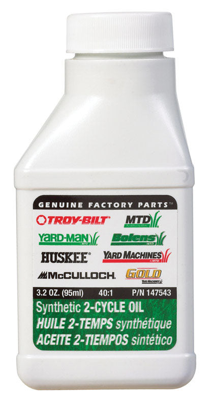 MTD Genuine Parts 2-Cycle 40:1 Engine Oil 3.2 oz