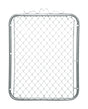 Midwest Air 46 in. H X 35 in. L Galvanized Steel Chain Link Walk Gate Silver