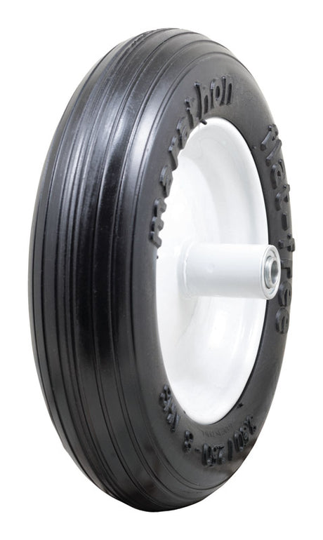 Marathon 8 in. D X 13.3 in. D 300 lb. cap. Centered Wheelbarrow Tire Polyurethane 1 pk