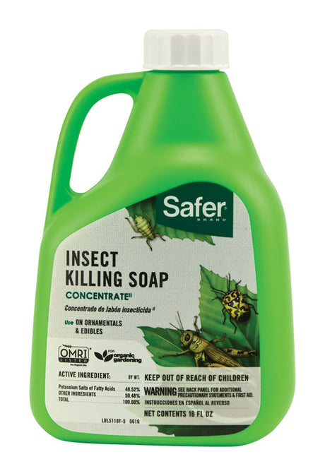 Safer Brand Organic Insect Killing Soap Liquid 16 oz