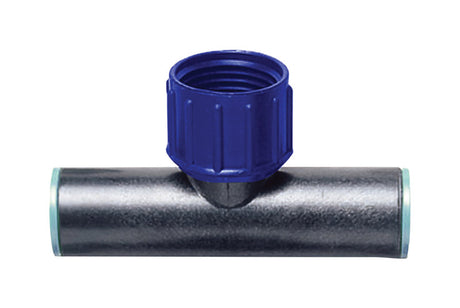 Raindrip 3/4 in. Compression Drip Irrigation Tee 1 pk