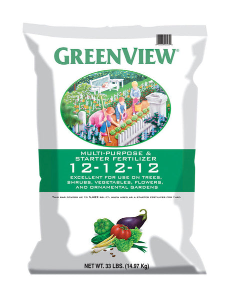 GreenView Fruits/Vegetables 12-12-12 Fertilizer 33 lb