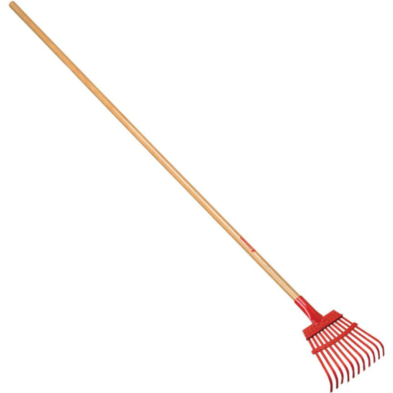 Corona 60.5 in. 11 Tine Steel Shrub Rake Wood Handle