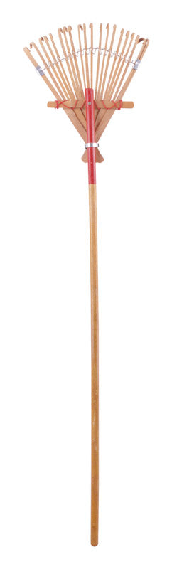 Bond 41 in. 19 Tine Bamboo Shrub Rake Wood Handle