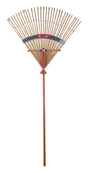 Bond 63 in. 30 Tine Bamboo Leaf Rake Wood Handle