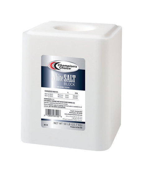 Champion's Choice Salt Block For All Animals 50 lb