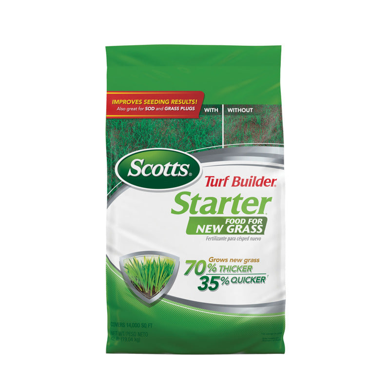 Scotts Turf Builder Lawn Starter Lawn Fertilizer For All Grasses 14000 sq ft