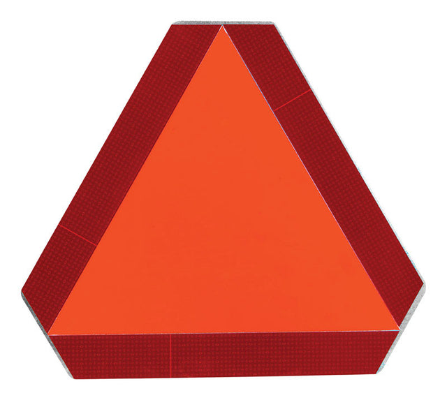 SMV English Red Safety Sign 14 in. H X 14 in. W