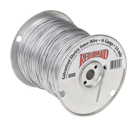 Red Brand Electric-Powered Electric Fence Wire Silver