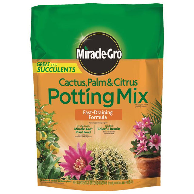 Miracle-Gro Cacti, Citrus and Palm Potting Mix 8 qt