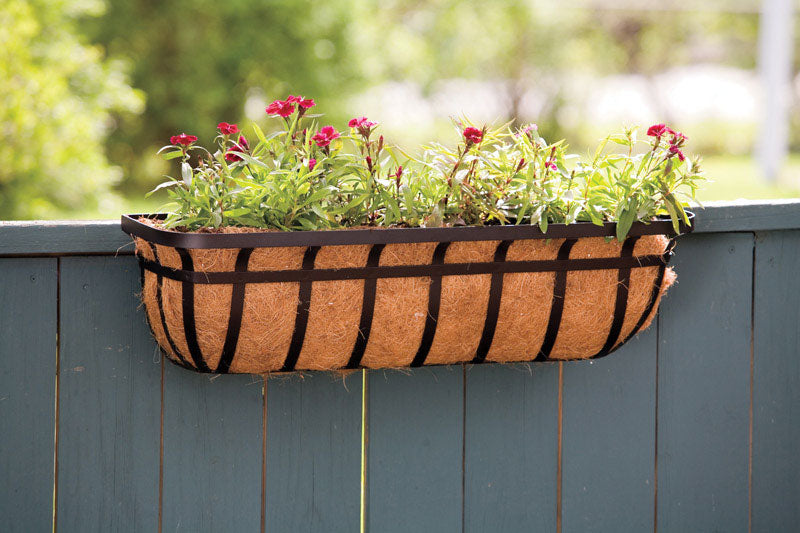 Living Accents Steel Deck Planter Black