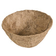 Living Accents 14 in. D Coco Fiber Basket Liner Brown