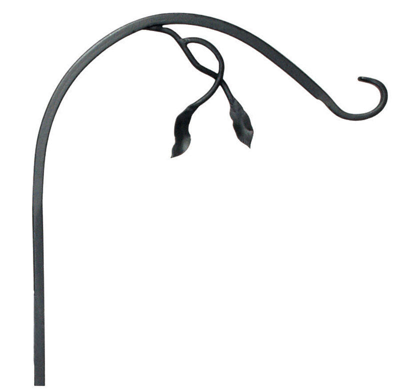 Panacea Black Steel 48 in. H Leaf and Vine Plant Hook 1 pk