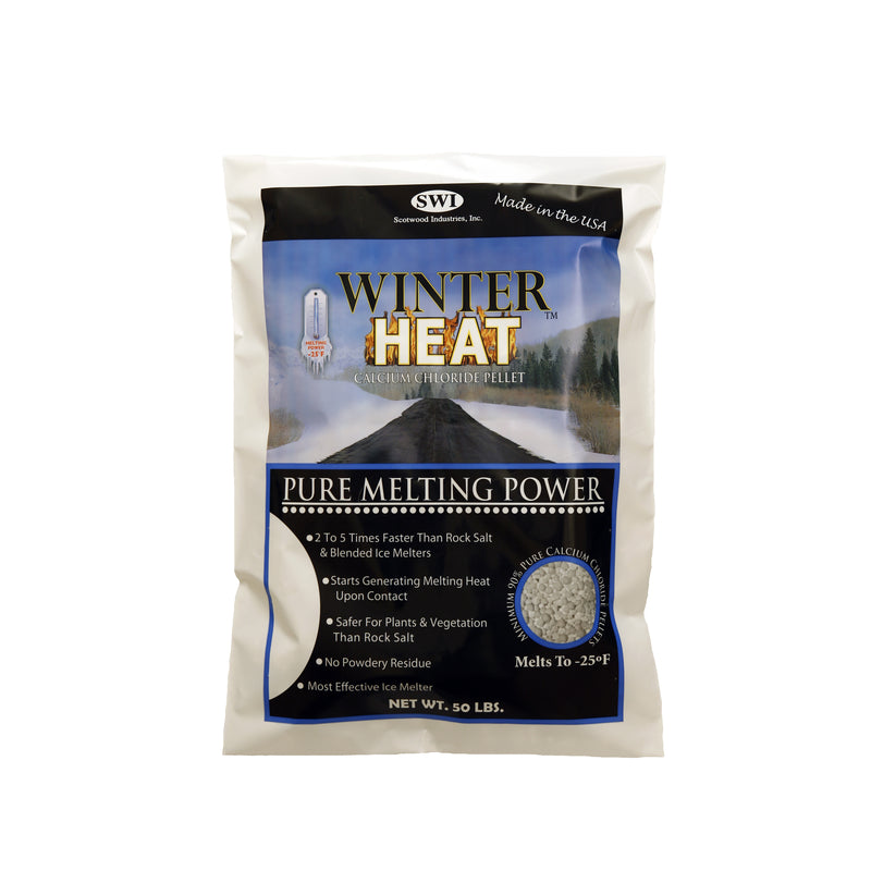 Scotwood Winter Heat Calcium Chloride Pellet Ice Melt 50 lb