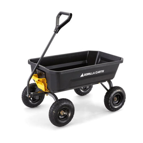 Gorilla Carts Poly Dump Cart 600 lb. cap.