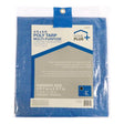 Home Plus 4 ft. W X 6 ft. L Light Duty Polyethylene Tarp Blue