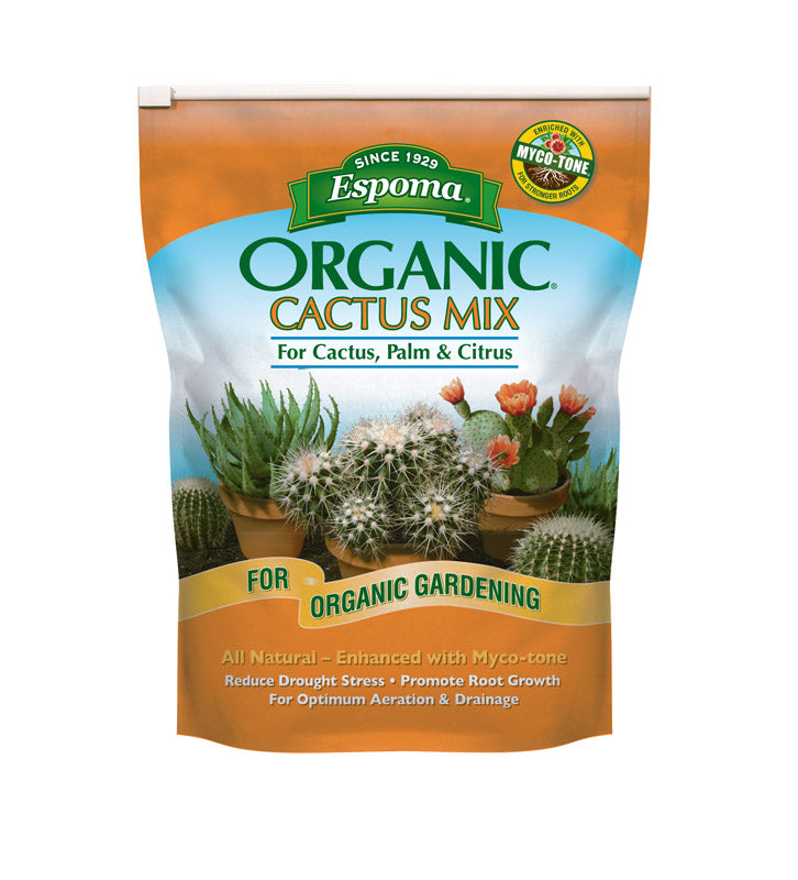 Espoma Organic Organic Cacti, Citrus and Palm Potting Mix 4 qt