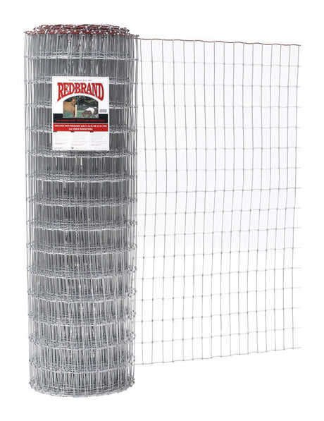 Red Brand Square Deal 60 in. H X 100 ft. L Steel Horse Fence Silver