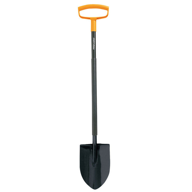 Fiskars 46 in. Steel Digging Shovel Steel Handle