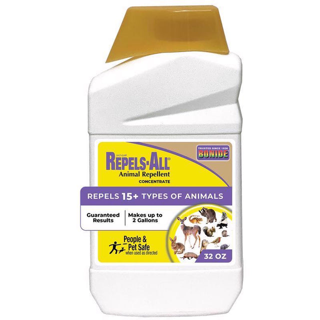 Bonide Repels-All Animal Repellent Concentrate For Most Animal Types 32 oz