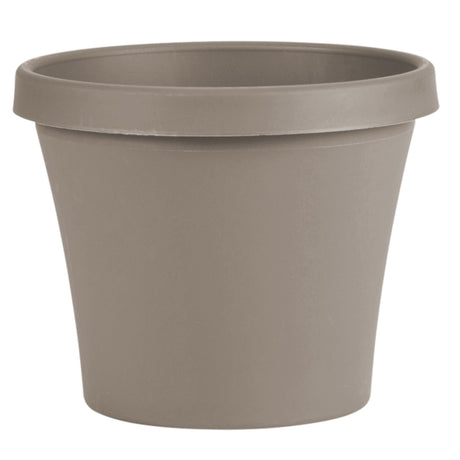 Bloem Terrapot 10.7 in. H Resin Traditional Planter Pebble Stone