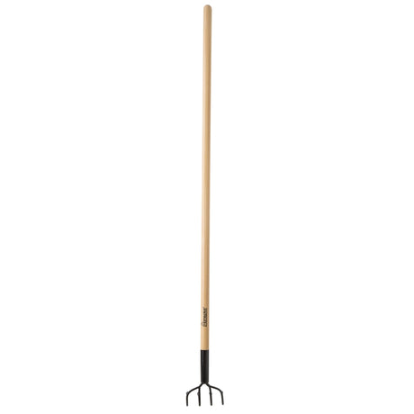 Home Plus+ 4 Tine Steel Cultivator 48 in. Wood Handle