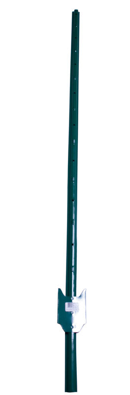 American Posts .5 in. H X 1.25 in. W X 6 ft. L 14 Ga. Powder Coated Green Steel U-Post