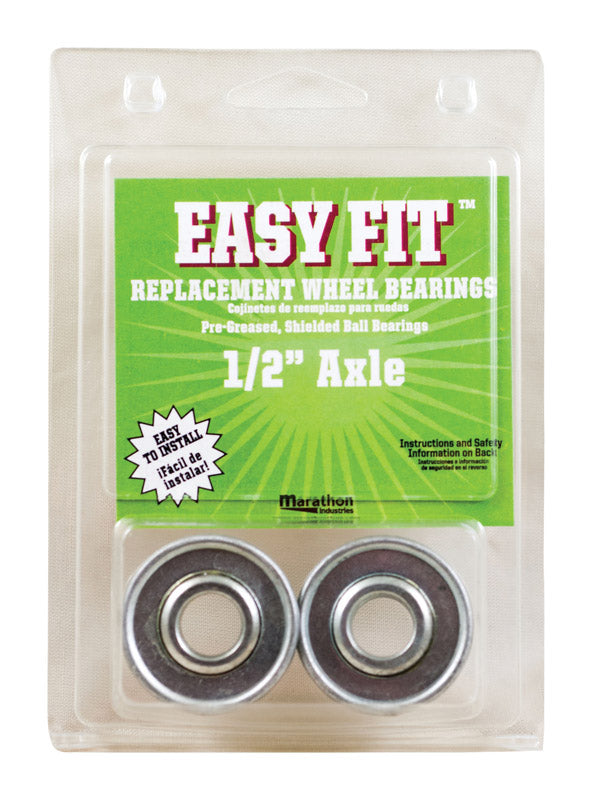 Marathon Easy Fit 500 lb. cap. Wheel Bearings Steel 2 pk