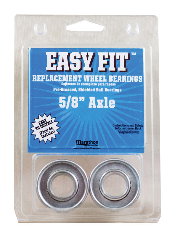 Marathon Easy Fit 500 lb. cap. Wheel Bearings Steel 2 pk