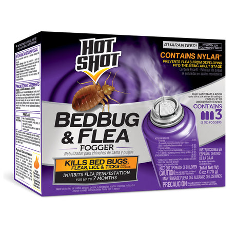 Hot Shot Bed Bug and Flea Fogger Fog 2 oz