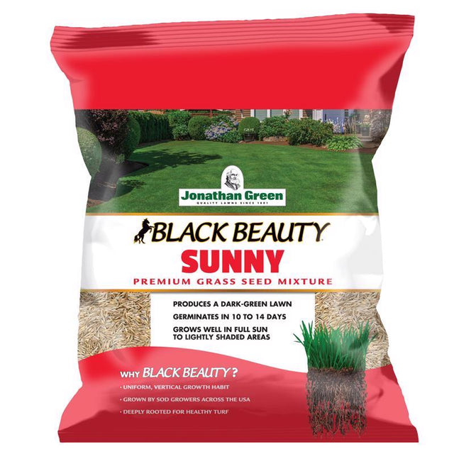 Jonathan Green Black Beauty Sunny Mixed Full Sun Grass Seed 3 lb