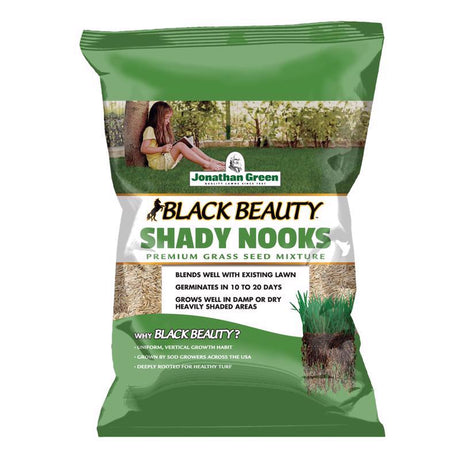 Jonathan Green Black Beauty Shady Nooks Mixed Full Shade Grass Seed 7 lb