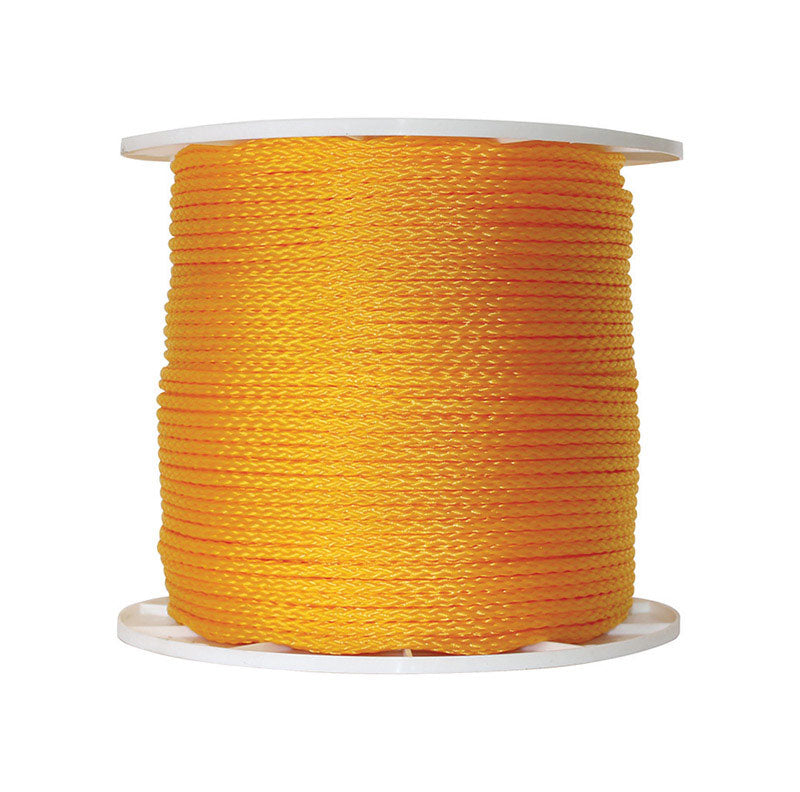 Koch 1/4 in. D X 1000 ft. L Yellow Hollow Braided Poly Rope