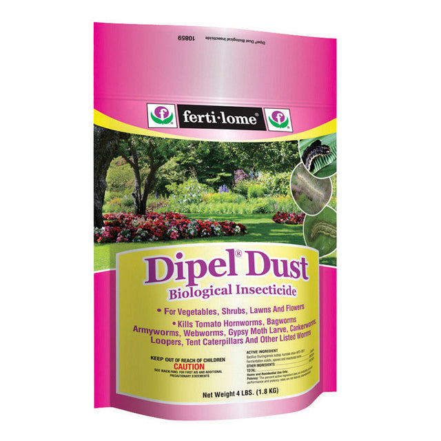 Ferti-lome Dipel Dust Biological Insect Killer Dust 4 lb