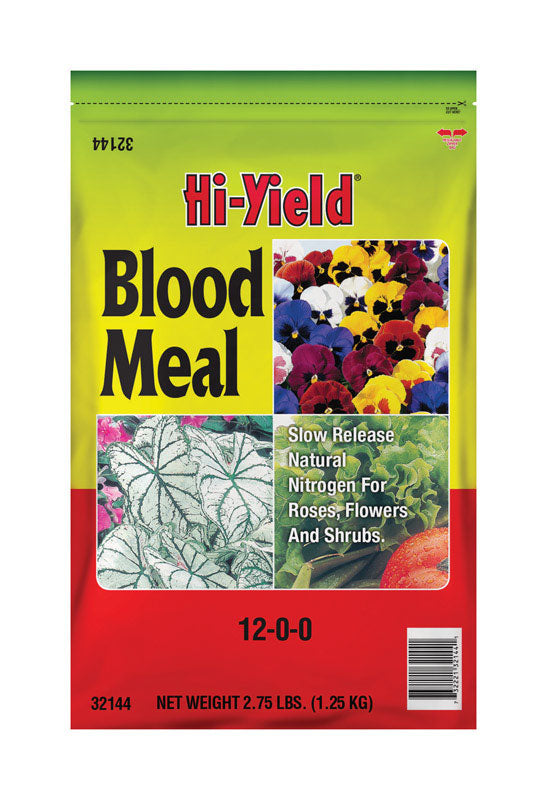 Hi-Yield BLOOD MEAL 12-0-0 Organic Granules Blood Meal 2.75 lb