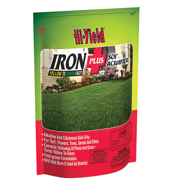 Hi-Yield Iron Plus Soil Acidifier Soil Acidifier Plus Iron 5000 sq ft 4 lb