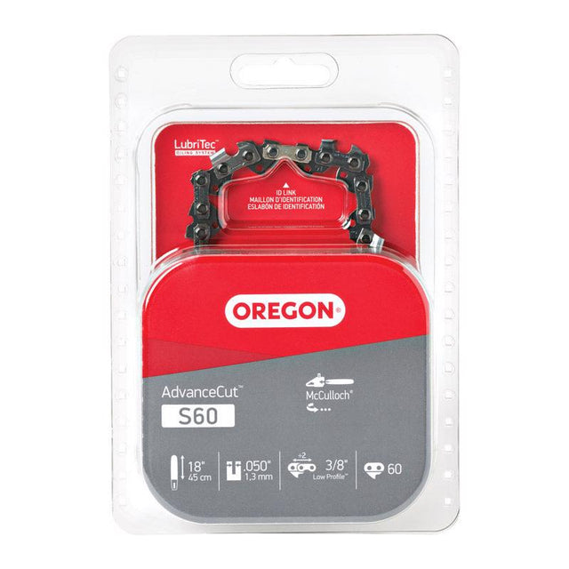 Oregon AdvanceCut S60 18 in. Chainsaw Chain 60 links