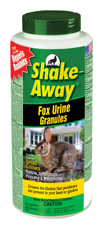 Shake-Away Fox Urine Animal Repellent Granules For Small Critter 28.5 oz