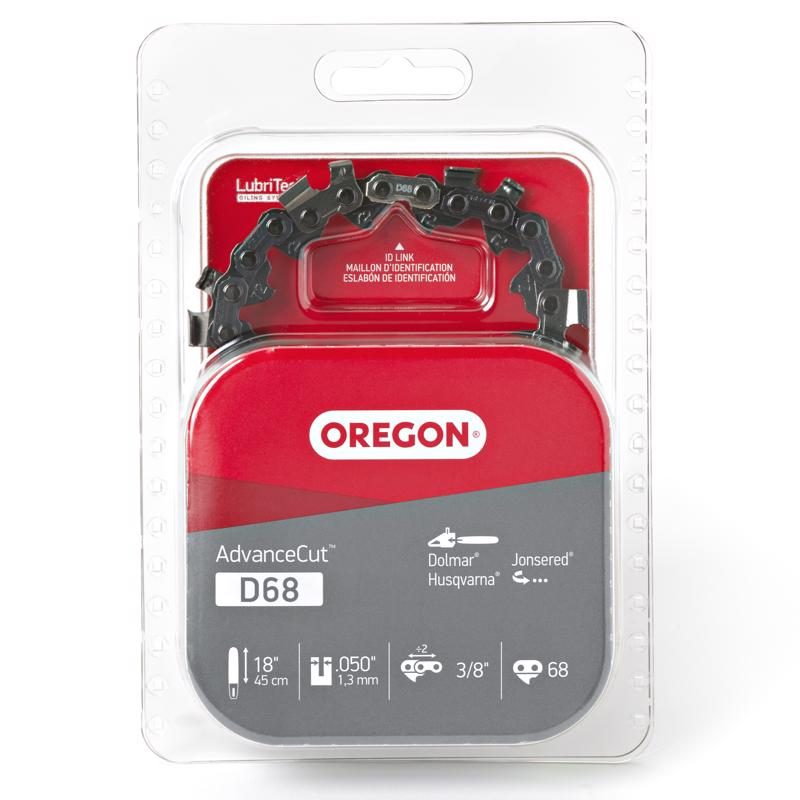 Oregon AdvanceCut D68 18 in. Chainsaw Chain 68 links