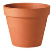 Deroma 4 in. D Clay Standard Planter Terracotta