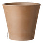 Deroma 9.3 in. H X 10.2 in. D Clay Planter Mocha