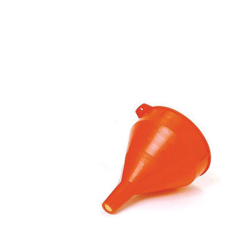 Little Giant Orange 8-1/2 in. H Plastic 64 oz Funnel with Screen