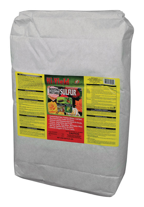 Hi-Yield Dusting Wettable Sulfur Insect Killer Dust 25 lb