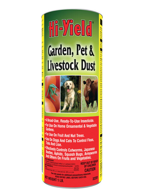 Hi-Yield Garden, Pet and Livestock Dust Insect Killer Dust 1 lb