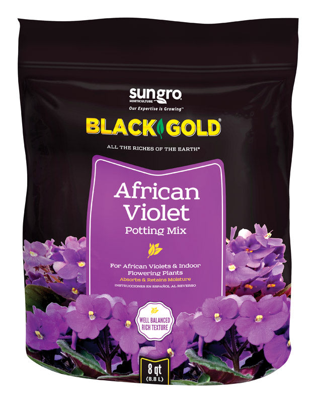 Black Gold Organic African Violet Potting Mix 8 qt