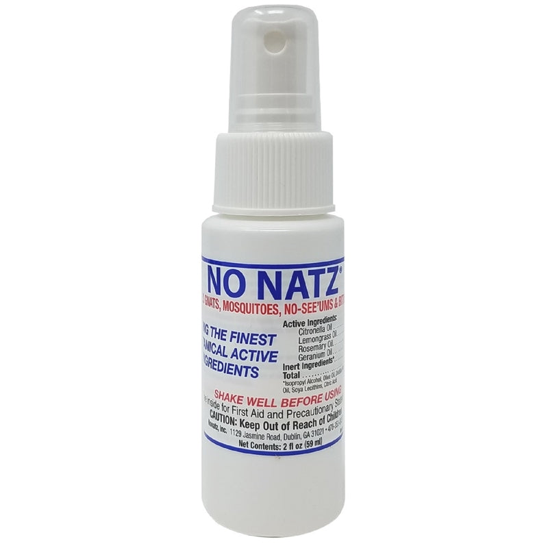 No Natz Organic Insect Repellent Liquid For Variety of Insects 2 oz