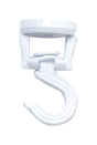 Panacea White Steel 3-9/16 in. H Swivel Swag Hook 1 pk