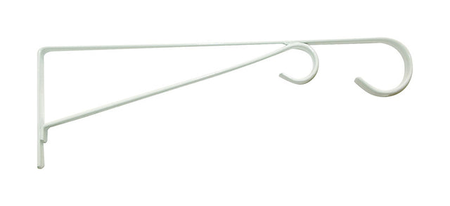 Panacea White Steel 12 in. H Straight w/Loop Plant Hook 1 pk