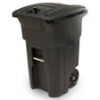 Toter Bear Tough 64 gal Black Plastic Wheeled Garbage Can Lid Included